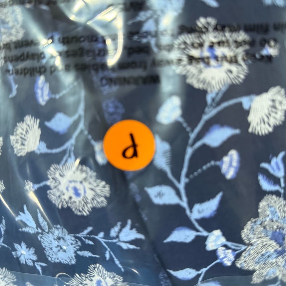 Old Navy, NWT Blue Floral Midi Dress, Size MP - Picture 10 of 10